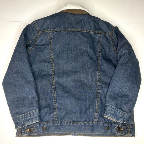 Vintage Wrangler Women’s Size Large L Sherpa Lined Denim Trucker Jacket - Picture 8 of 10